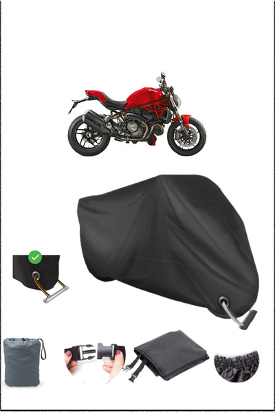 Breen Ducati Monster1200S Resistant Lock Compatible Waterproof Motorcycle Bra...