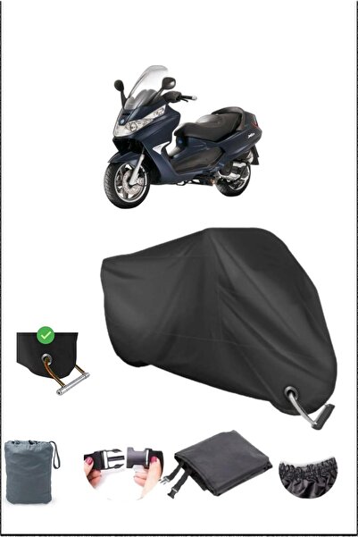 Breen قماش بيجيو X8400ie أسود متين متوافق مع القماش المشمع المقاوم للماء للدراجات النارية