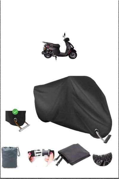 Breen قماش القنب للدراجات النارية المقاوم للماء بقفل متين من Black Falcon Sty...