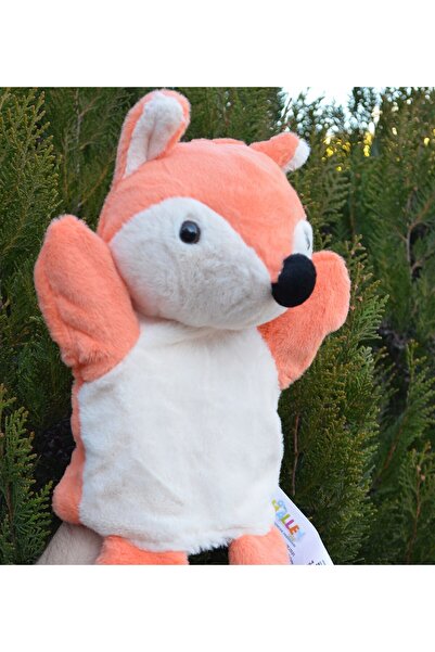 Halley Oyuncak دمية يد محشوة على شكل ثعلب برتقالي الحيوانات 30 سم 62854