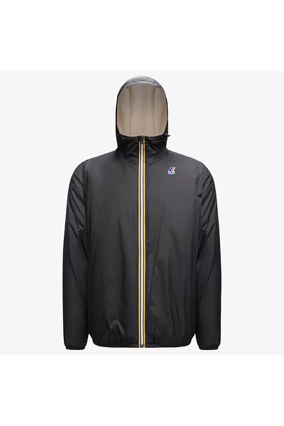 K-Way Black jacket K-Way Le Vrai 3.0 Claude Orsetto