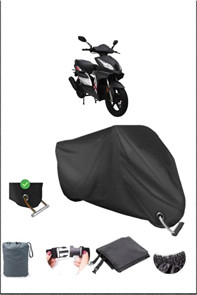 Breen Black Mondıal 125Ardour Durable Lock Compatible Waterproof Motorcycle T...