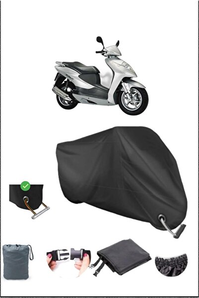 Breen قماش القنب الأسود للدراجات النارية Honda Dylan125 المتين المتوافق مع ال...