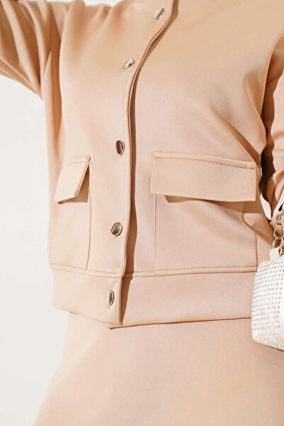 VOLT CLOTHİNG Női fémgombos szoknya búvárruha dupla szett