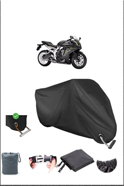 Breen قماش القنب الأسود للدراجات النارية Honda Cbr650fa المتين المتوافق مع ال...