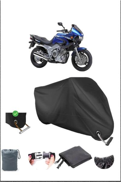 Breen قماش القنب الأسود للدراجات النارية المتوافق مع قفل متين Yamaha Tdm850
