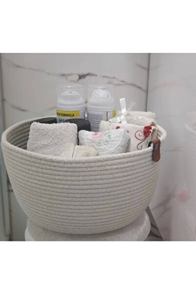 Hediyeninellitonu سلة تنظيم قطر 20 سم، ارتفاع 12 سم