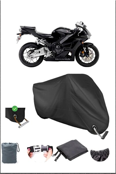 Breen Black Honda Cbr600Rr Durable Lock Compatible Waterproof Motorcycle Tarp...