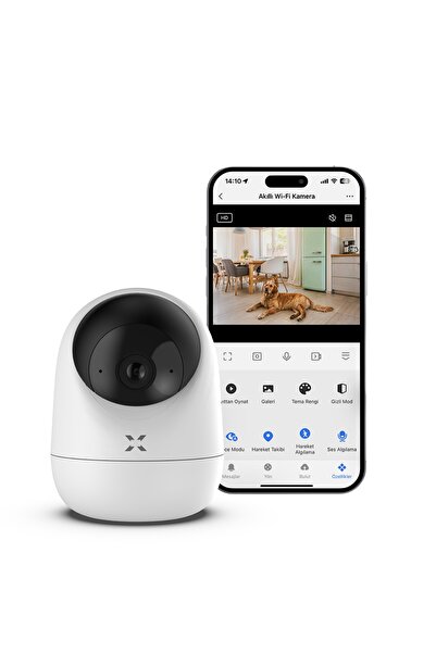 Xenon Smart Akıllı Kamera 1080p 3mp Ptz Iç Mekan Çift Yönlü Ses Hareket Algılamalı Güvenlik Kamerası