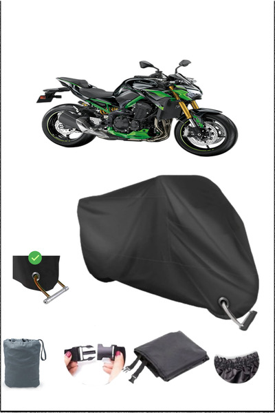 Breen قماش القنب الأسود للدراجات النارية Kawasakı Z900se المتين المتوافق مع ا...