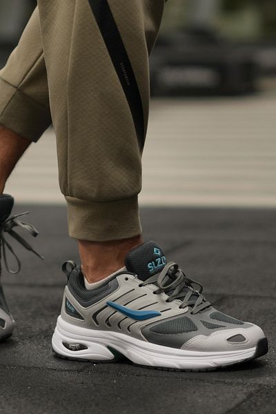 SOLAZER Pantofi sport pentru bărbați, albastru afumat, pantofi sport casual 041