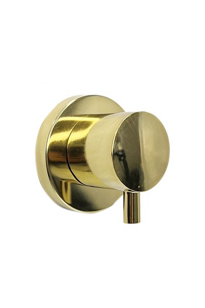 FKN Gold Rod Head Concealed Stop Valve Faucet