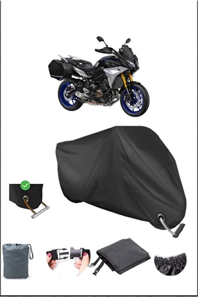 Breen Black Yamaha Tracer9Gt Durable Lock Compatible Waterproof Motorcycle Ta...