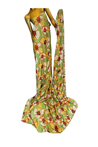 Butik MAT SATEN LİKRA DIJITAL BASKILI KUMAŞ/150 CM