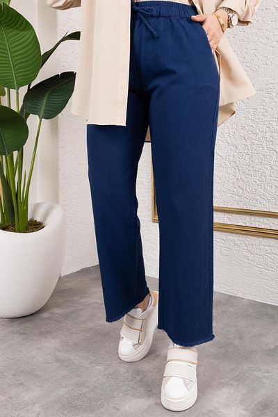 Tesettür Diyarı Women's Gabardine Fabric Pipe Leg Trousers