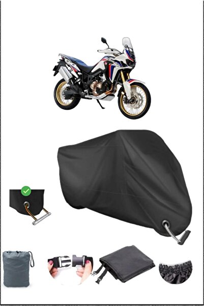 Breen أسود Honda Crf1000lafrıcatwin قفل متين متوافق مع القماش المشمع للدراجات...