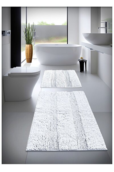 Cotton Crafty Pamuk Tafting Su Emici Banyo Paspas Seti, Banyo Halısı Makarna ...