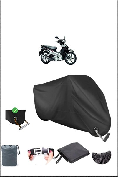 Breen قماش القنب للدراجات النارية المقاوم للماء متوافق مع قفل متين Honda Wave...