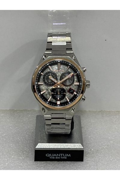 Quantum Hunter Natural Stone Miner 100% Steel (All Stainless Stell) Chorograph 100 m 45 mm