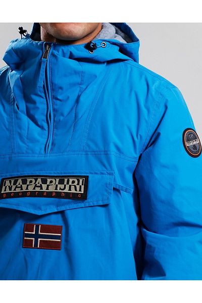 Napapijri Pánska modrá bunda Napapijri Rainforest Wint 3 Blue Sapphire -XL