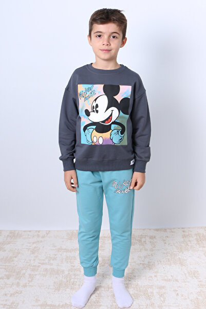 HÇM Boy's Tracksuit Set - Character Printed and Ribbed F4