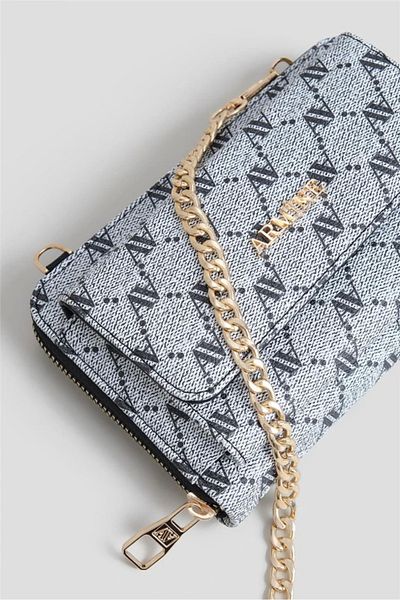 Armine 324 Gray Dotted Women's Shoulder Bag - Crossbody Bag