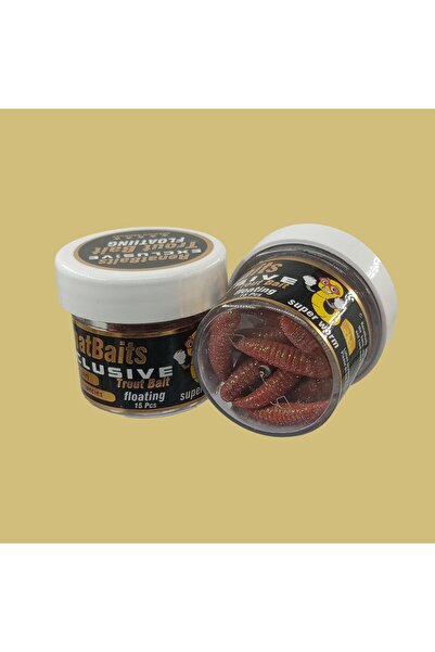 RENAT CARP Renat Trout Bait Peynir Kokulu Silikon Kurtçuk Alabalık Yemi 15 Pc...