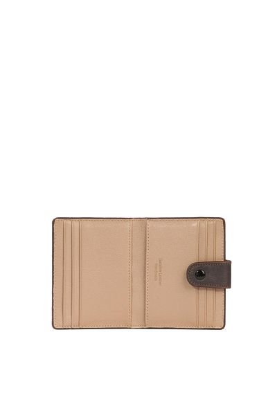 CENGİZ PAKEL Suport pentru carduri Cengiz Pakel unisex din piele naturală de dimensiuni mici - 2513 - maro/pământ