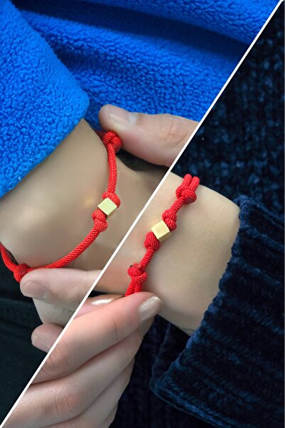 aytekgold Küp Ipli Unisex Bileklik 14 Ayar