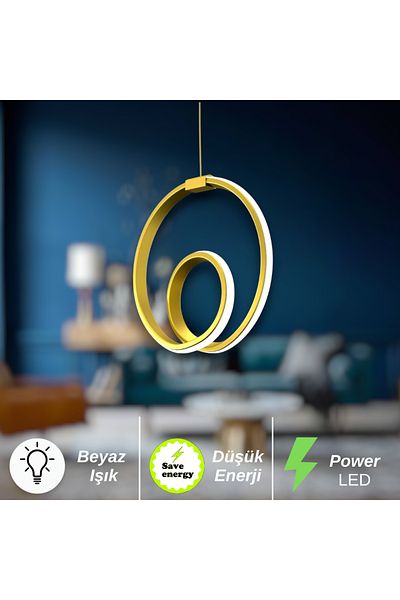 neeko Orjin Modern Pendant Lamp Power Led Chandelier White Light Tumbled Case