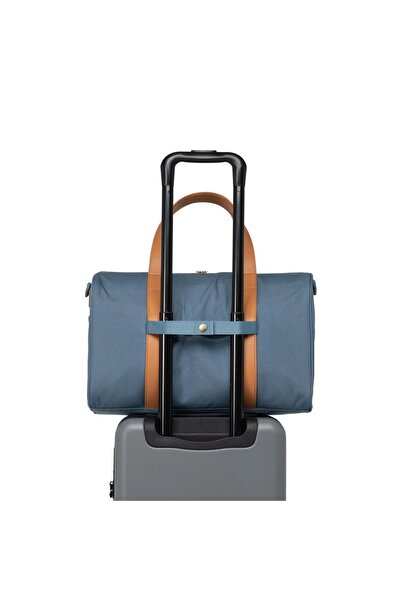 Herschel Supply Co. Modrá cestovná taška Herschel Novel™ Carry On Duffle Blue Mirage/White Stitch