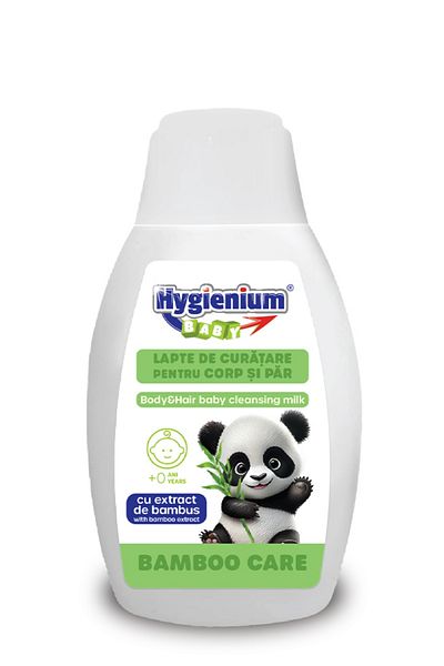 Hygienium BABY BAMBOO LAPTE DE CURATARE CORP & PĂR, 300ML