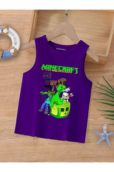 BENROMA 1 tricou este un cadou pentru achiziții de 6 și mai sus în coș - Tricou fără mâneci pentru copii cu imprimeu cu personaje de desene animate