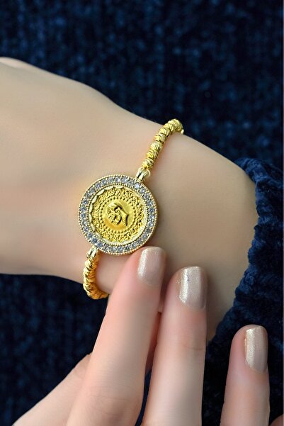 aytekgold Dorikalı Çeyrekli Bileklik 8 Ayar (0,50 GR.)