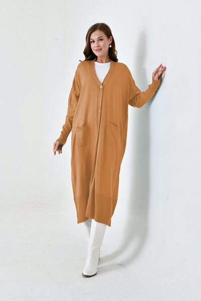 NİSUM MODA ΠΛΕΚΤΟ ΖΑΚΑΚΙ ΜΕ ΜΑΚΡΙΑ ΚΟΥΜΠΙΑ