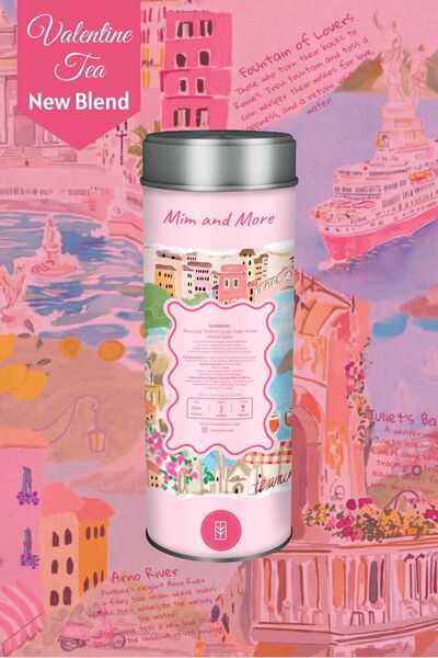 Mim and More Valentine Tea - Pamuk Şekerli Aşk Çayı 2025 Limited Edition, 30 Gr
