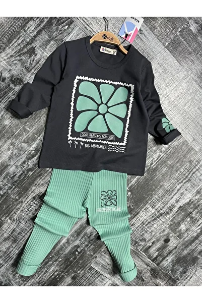Butik Çikıl Girl's Set - Flower Printed (3-10 Years)