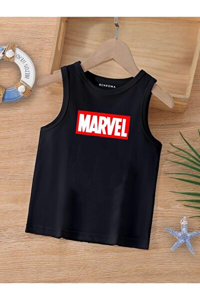 BENROMA Cartoon Character Printed Sleeveless Children's T-Shirt