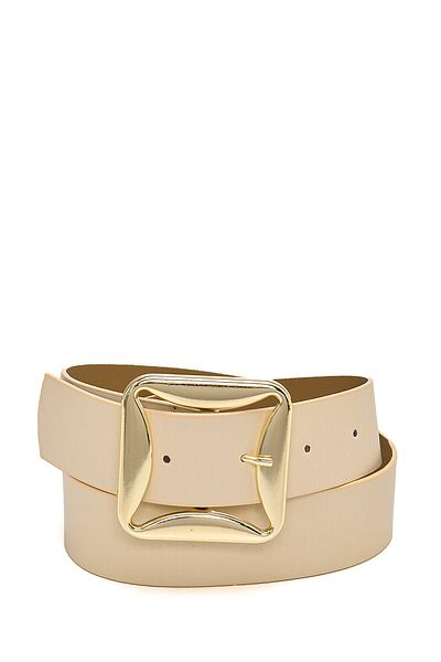 Paçuli Moda Square Buckle Women's Belt