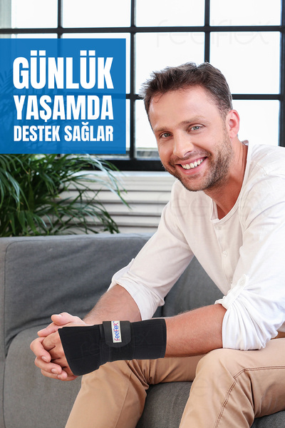 Feelflex Avuç Içi Çelik Destekli El Bilek Ateli Çift Yön El Bilekliği Karpal ...