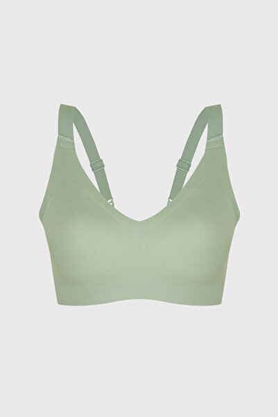 NBB Green Laser Cut Seamless No Underwire Bra