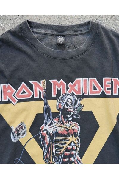 Overdrive Μπλουζάκι με στάμπα Iron Maiden Oversize