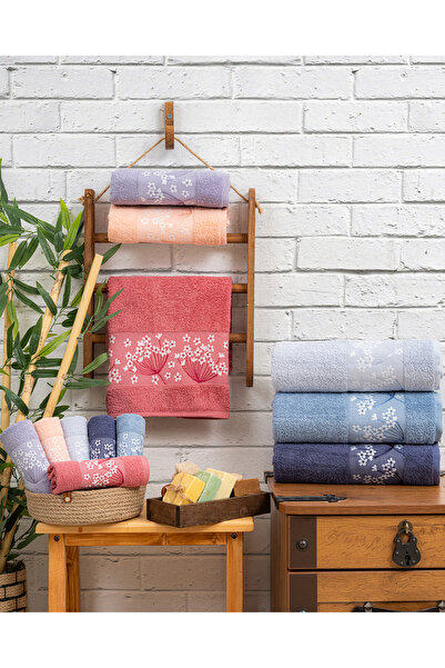 Hazangülü Buldan Üretim Dowry Jacquard Helen 6 قطع منشفة مطبخ I 30x50