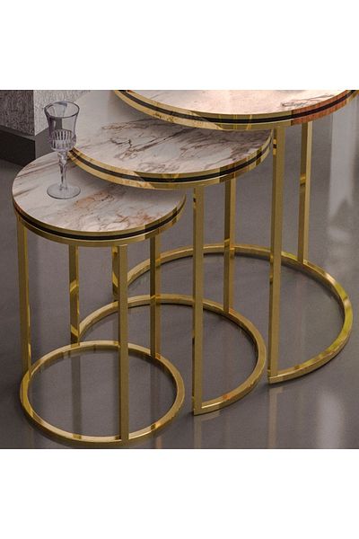 HOMS Coffee table set, Series 440, Homs, 3 pcs, 20345