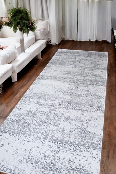 SoftNest Kaymaz Tabanlı Kesme Dijital Baskı Salon Koridor Mutfak Yıkanabilir ...