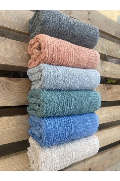 Sudem Home Collection 50*90 cm Soft Hand Towel Set - 100% Cotton, 3-Piece, 6-Piece and 12-Piece, Wrapped