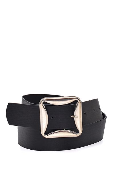 Paçuli Moda Square Buckle Women's Belt
