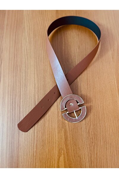 Paçuli Moda Crescent Buckle Belt 20107