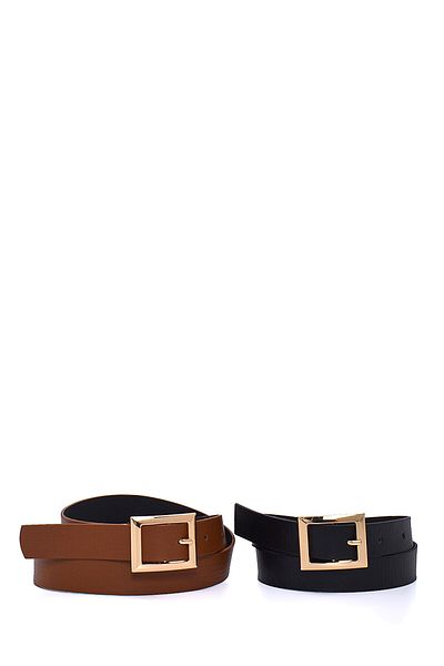 Paçuli Moda Basic Buckle Women's Belt 20142