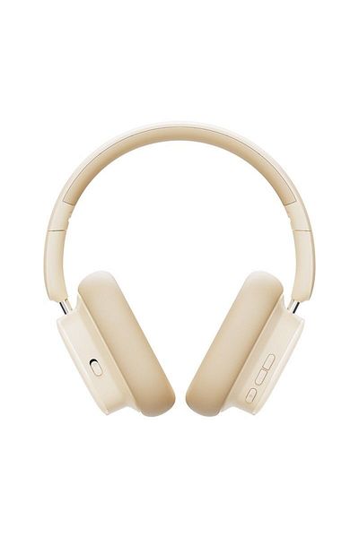 Baseus Bowie H1i Noise-Cancellation Wireless Headphones Stellar White Creamy